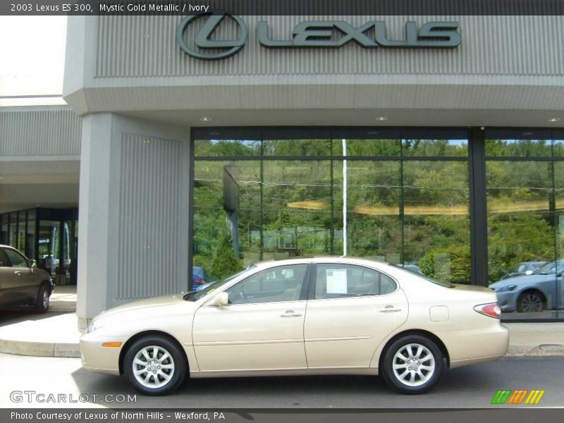 Mystic Gold Metallic / Ivory 2003 Lexus ES 300