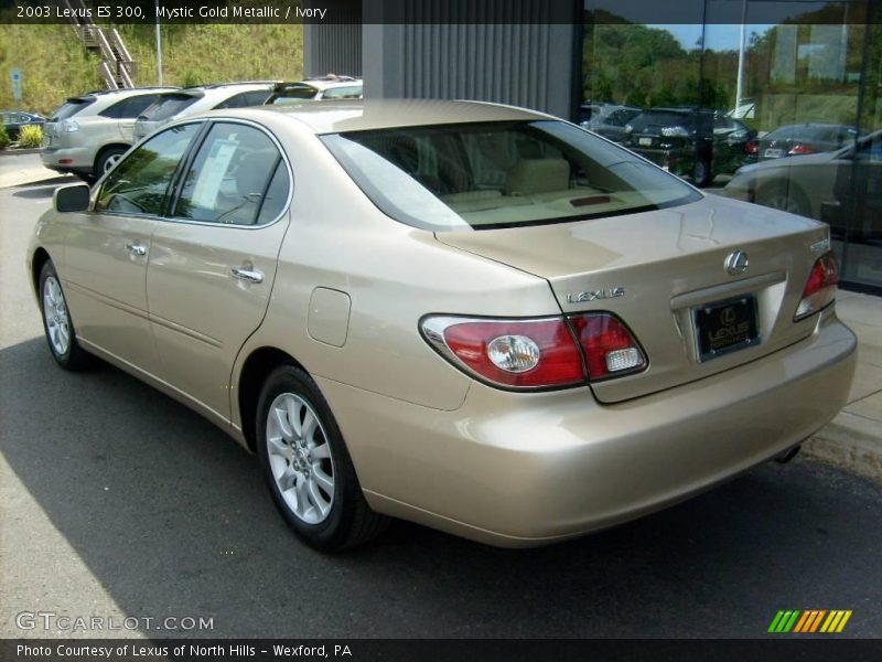 Mystic Gold Metallic / Ivory 2003 Lexus ES 300