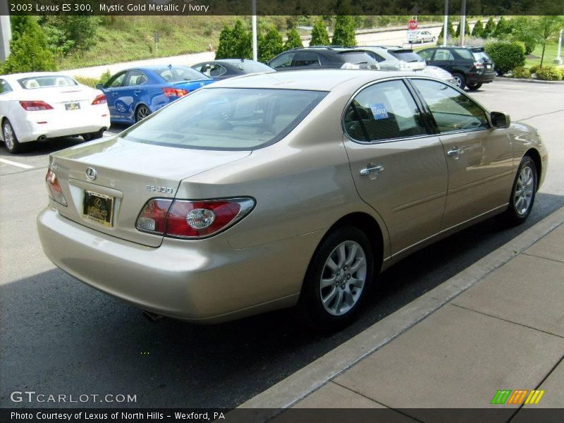 Mystic Gold Metallic / Ivory 2003 Lexus ES 300