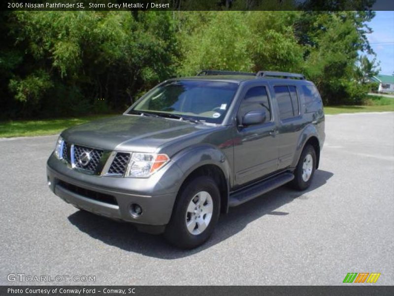 Storm Grey Metallic / Desert 2006 Nissan Pathfinder SE