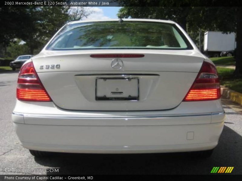Alabaster White / Java 2003 Mercedes-Benz E 320 Sedan