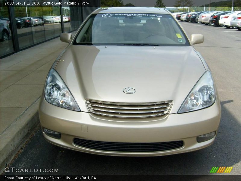 Mystic Gold Metallic / Ivory 2003 Lexus ES 300