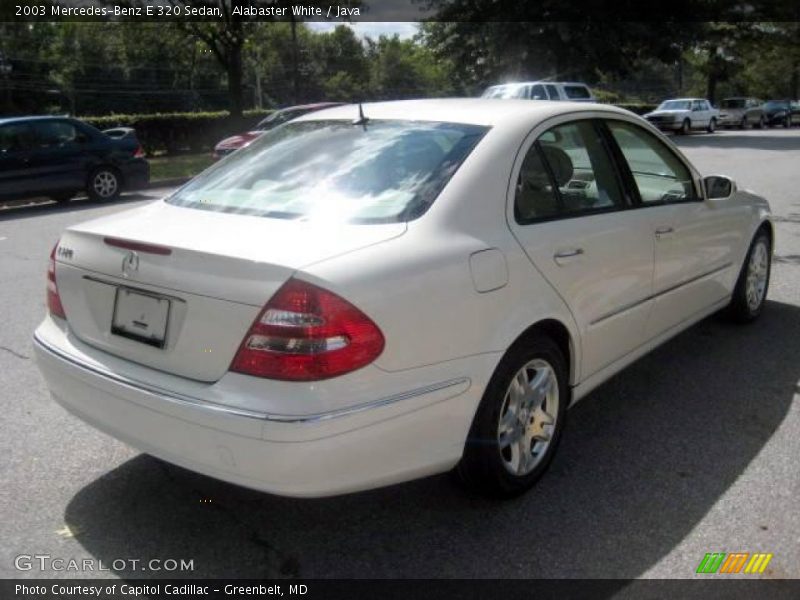 Alabaster White / Java 2003 Mercedes-Benz E 320 Sedan