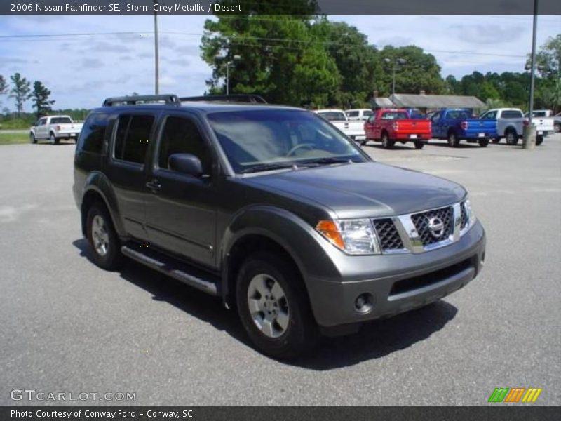 Storm Grey Metallic / Desert 2006 Nissan Pathfinder SE