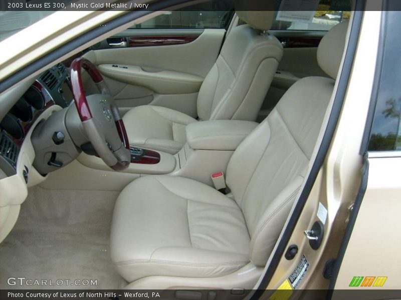Mystic Gold Metallic / Ivory 2003 Lexus ES 300