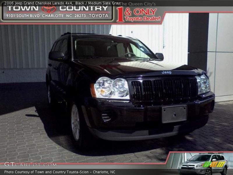 Black / Medium Slate Gray 2006 Jeep Grand Cherokee Laredo 4x4