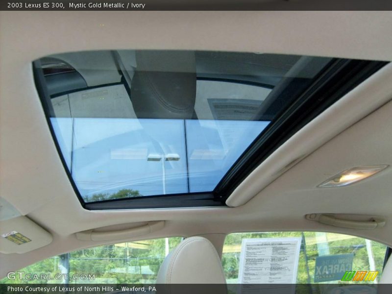 Mystic Gold Metallic / Ivory 2003 Lexus ES 300