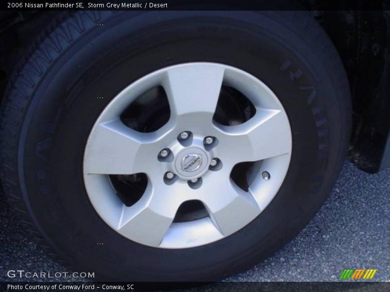 Storm Grey Metallic / Desert 2006 Nissan Pathfinder SE