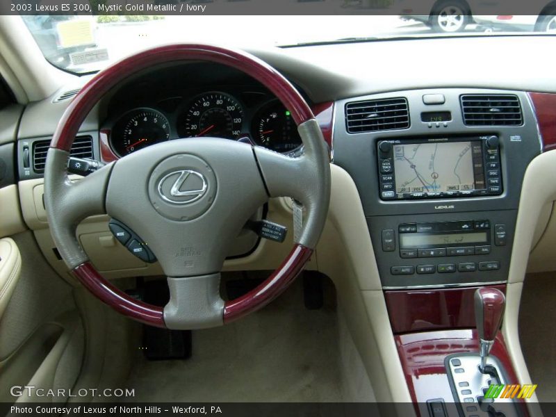 Mystic Gold Metallic / Ivory 2003 Lexus ES 300