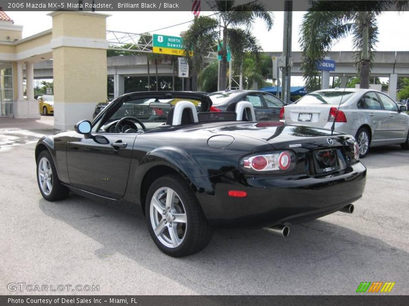 Brilliant Black / Black 2006 Mazda MX-5 Miata Roadster