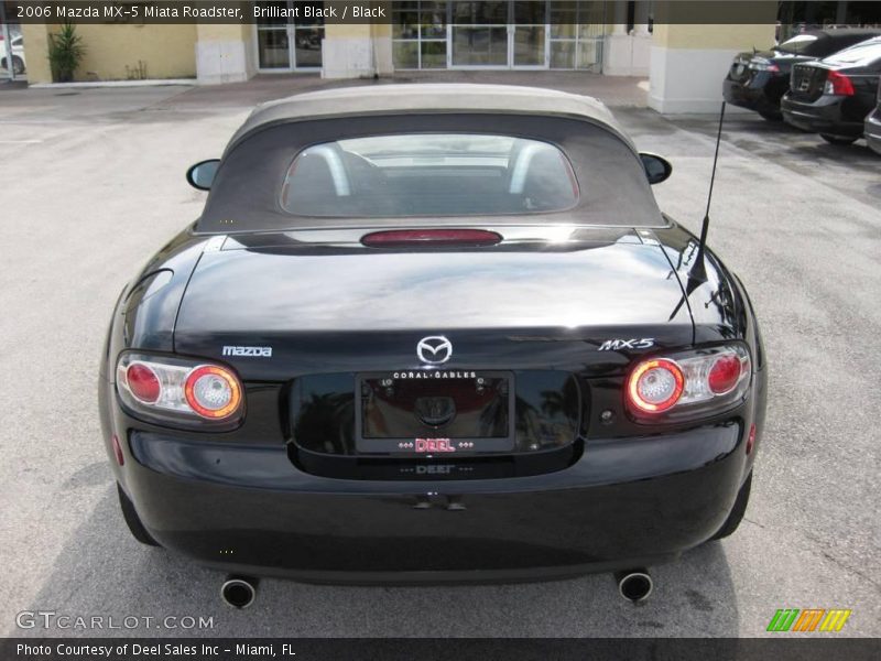 Brilliant Black / Black 2006 Mazda MX-5 Miata Roadster