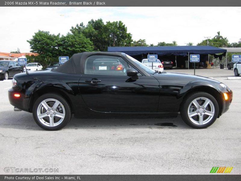 Brilliant Black / Black 2006 Mazda MX-5 Miata Roadster