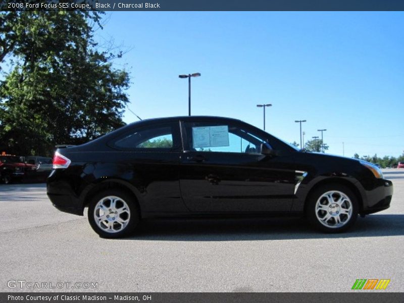 Black / Charcoal Black 2008 Ford Focus SES Coupe