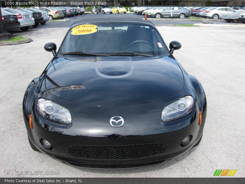 Brilliant Black / Black 2006 Mazda MX-5 Miata Roadster