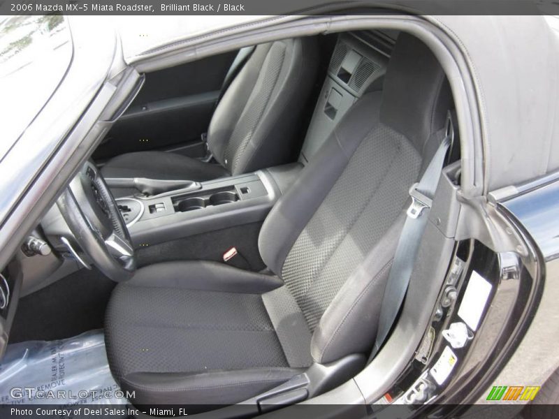 Brilliant Black / Black 2006 Mazda MX-5 Miata Roadster