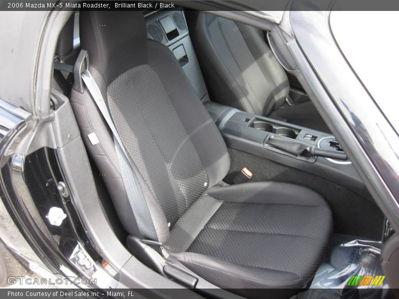 Brilliant Black / Black 2006 Mazda MX-5 Miata Roadster