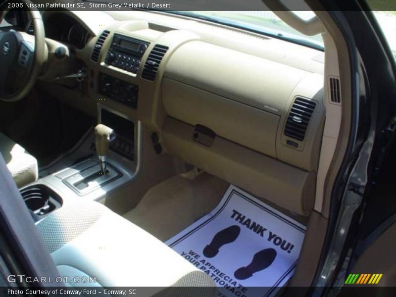 Storm Grey Metallic / Desert 2006 Nissan Pathfinder SE