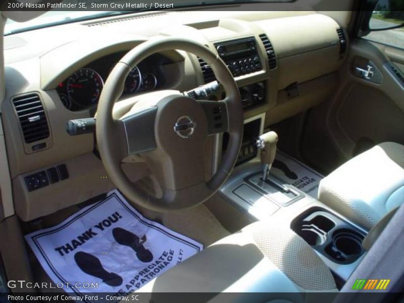 Storm Grey Metallic / Desert 2006 Nissan Pathfinder SE