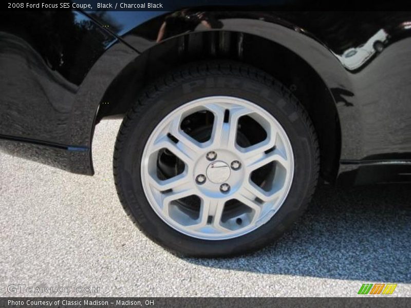 Black / Charcoal Black 2008 Ford Focus SES Coupe