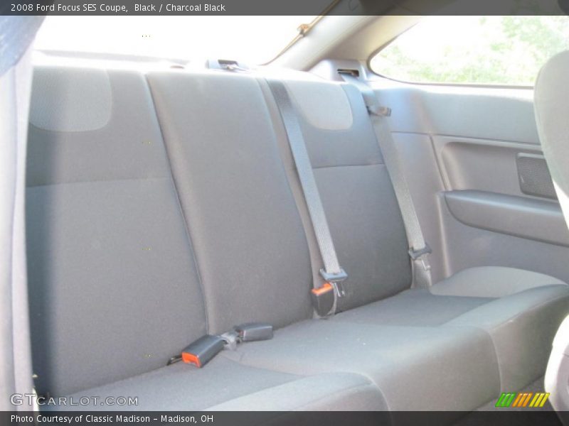 Black / Charcoal Black 2008 Ford Focus SES Coupe