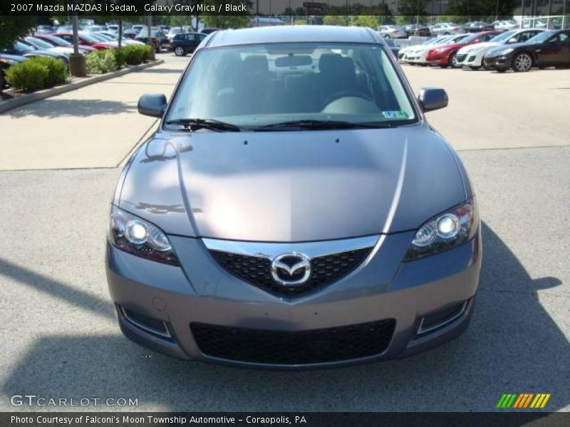 Galaxy Gray Mica / Black 2007 Mazda MAZDA3 i Sedan