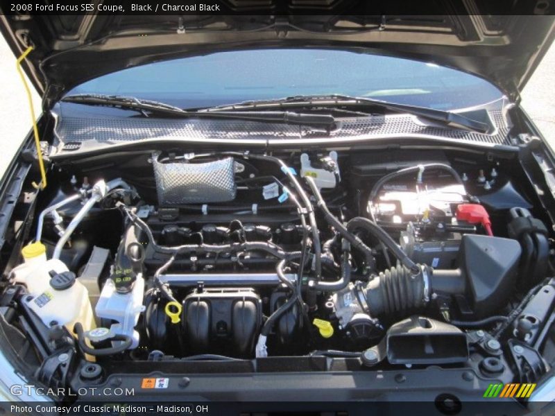 Black / Charcoal Black 2008 Ford Focus SES Coupe