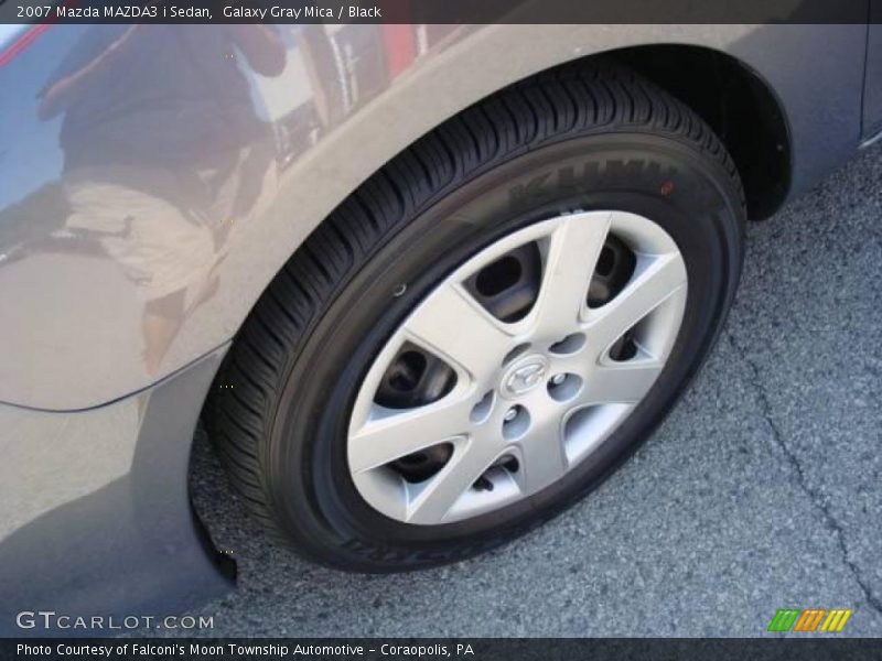 Galaxy Gray Mica / Black 2007 Mazda MAZDA3 i Sedan