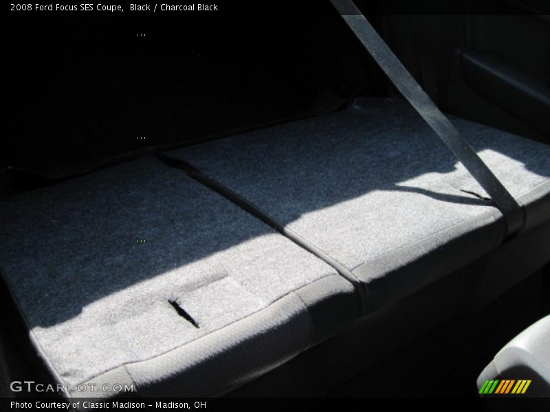 Black / Charcoal Black 2008 Ford Focus SES Coupe