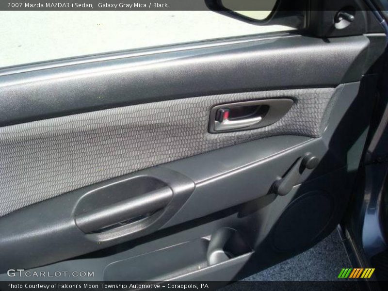 Galaxy Gray Mica / Black 2007 Mazda MAZDA3 i Sedan