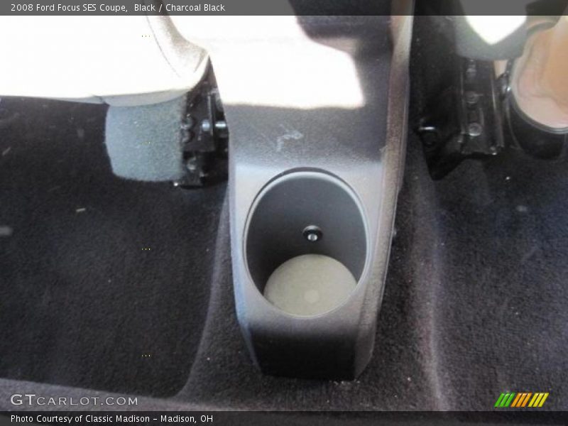 Black / Charcoal Black 2008 Ford Focus SES Coupe