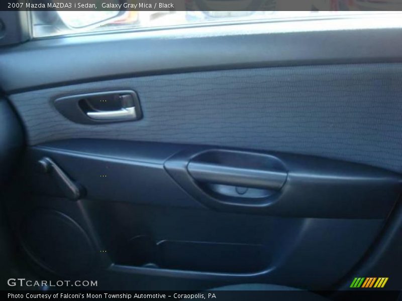 Galaxy Gray Mica / Black 2007 Mazda MAZDA3 i Sedan