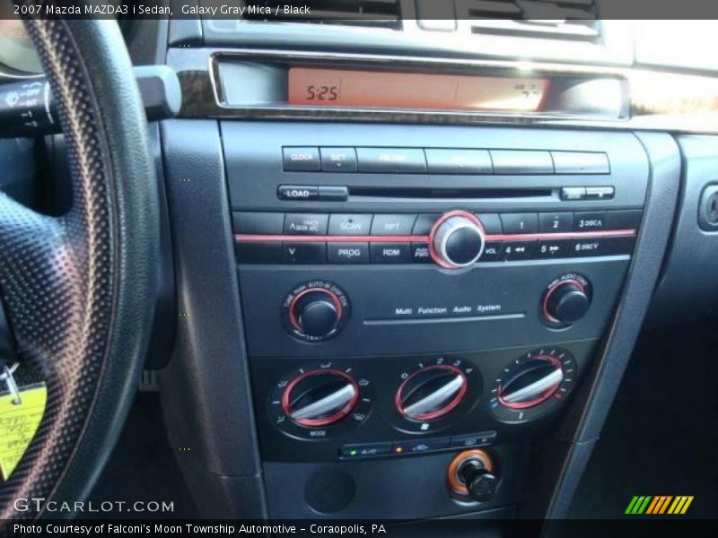 Galaxy Gray Mica / Black 2007 Mazda MAZDA3 i Sedan