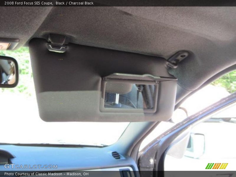 Black / Charcoal Black 2008 Ford Focus SES Coupe