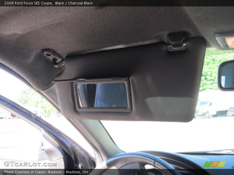 Black / Charcoal Black 2008 Ford Focus SES Coupe