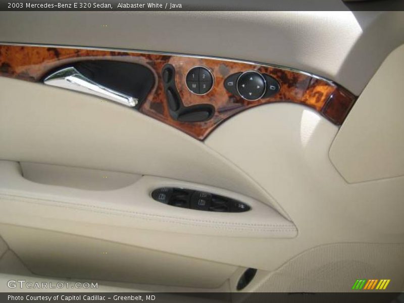 Alabaster White / Java 2003 Mercedes-Benz E 320 Sedan