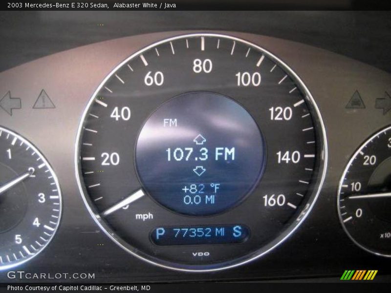 Alabaster White / Java 2003 Mercedes-Benz E 320 Sedan
