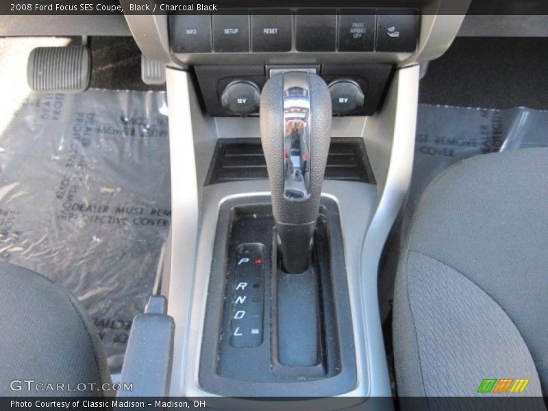 Black / Charcoal Black 2008 Ford Focus SES Coupe