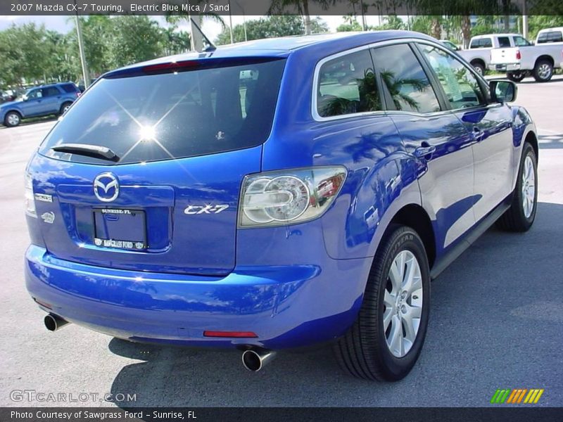 Electric Blue Mica / Sand 2007 Mazda CX-7 Touring