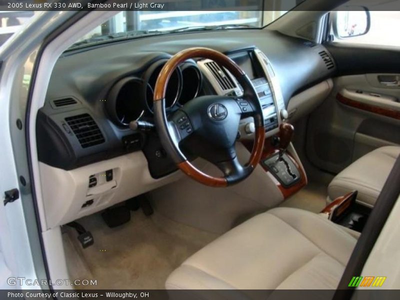 Bamboo Pearl / Light Gray 2005 Lexus RX 330 AWD