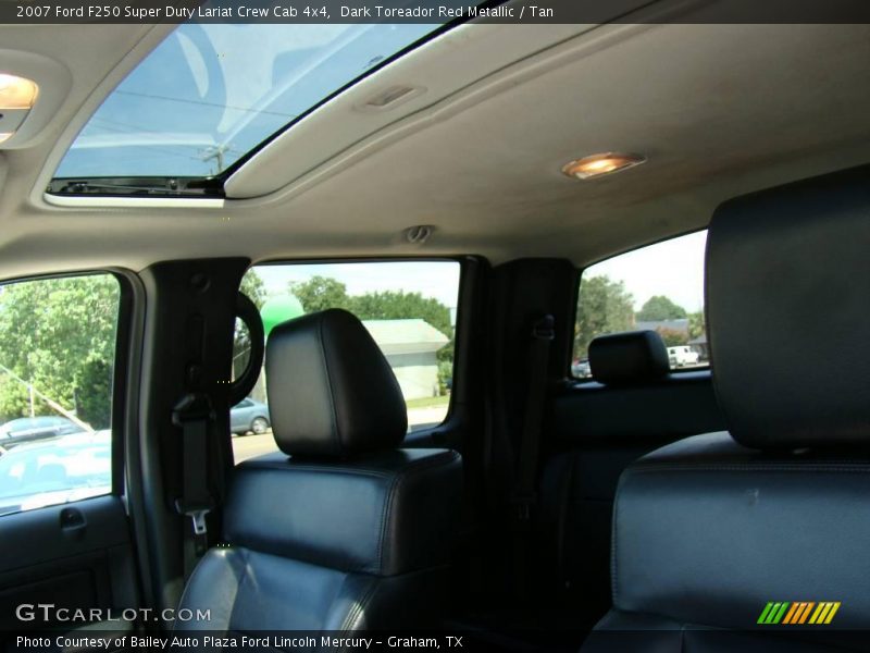 Dark Toreador Red Metallic / Tan 2007 Ford F250 Super Duty Lariat Crew Cab 4x4