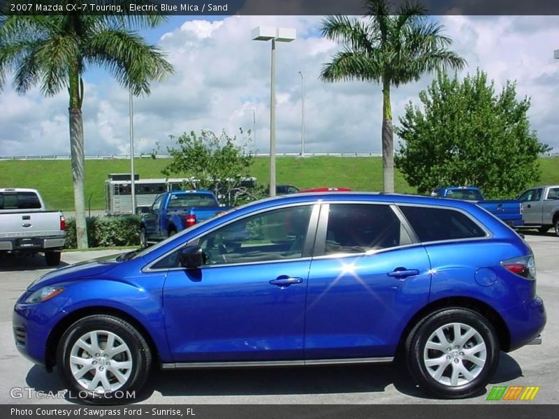 Electric Blue Mica / Sand 2007 Mazda CX-7 Touring