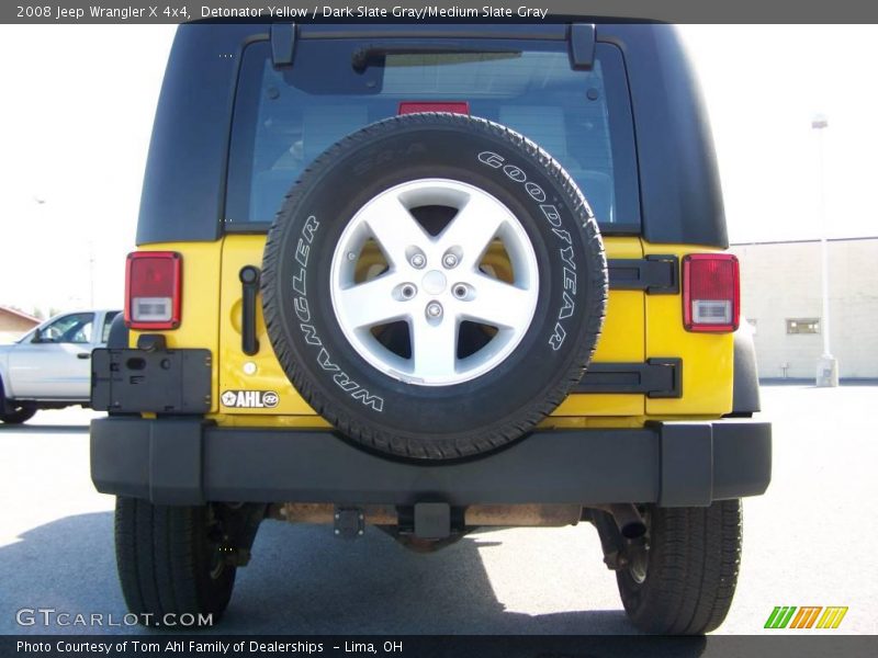 Detonator Yellow / Dark Slate Gray/Medium Slate Gray 2008 Jeep Wrangler X 4x4