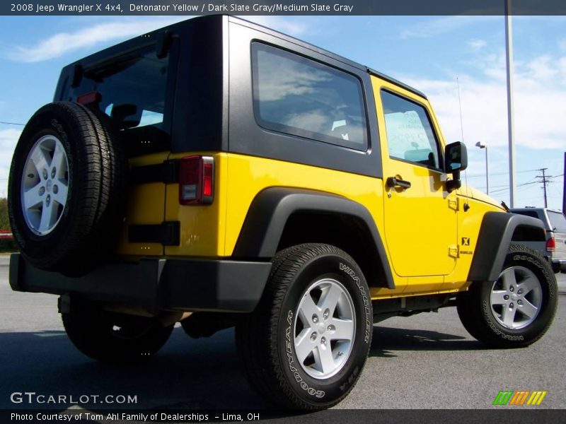 Detonator Yellow / Dark Slate Gray/Medium Slate Gray 2008 Jeep Wrangler X 4x4
