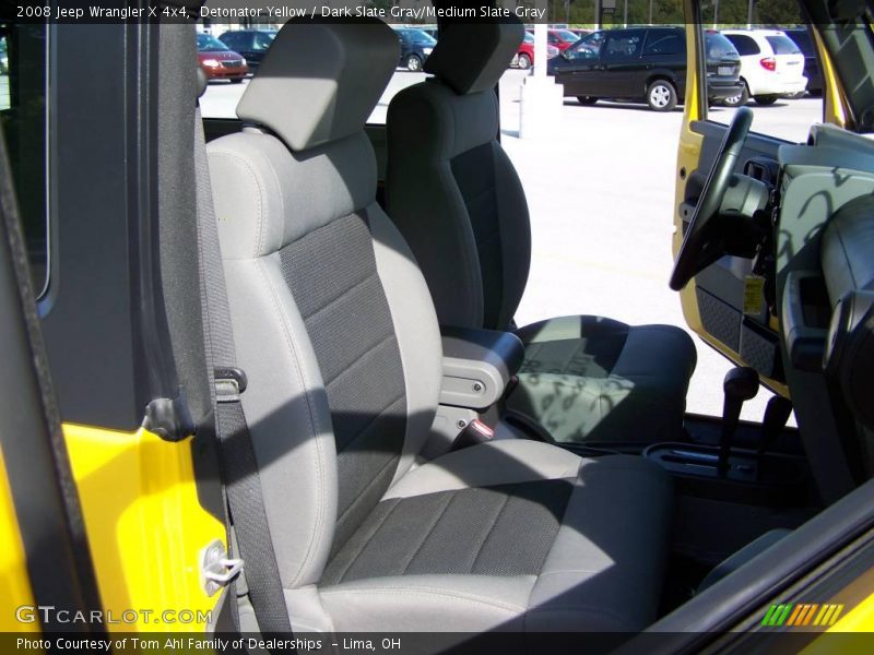 Detonator Yellow / Dark Slate Gray/Medium Slate Gray 2008 Jeep Wrangler X 4x4