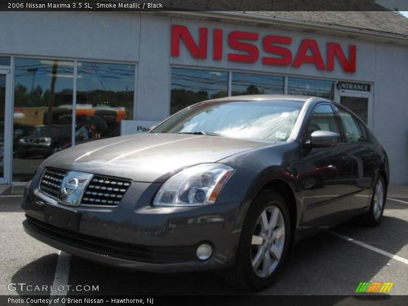 Smoke Metallic / Black 2006 Nissan Maxima 3.5 SL