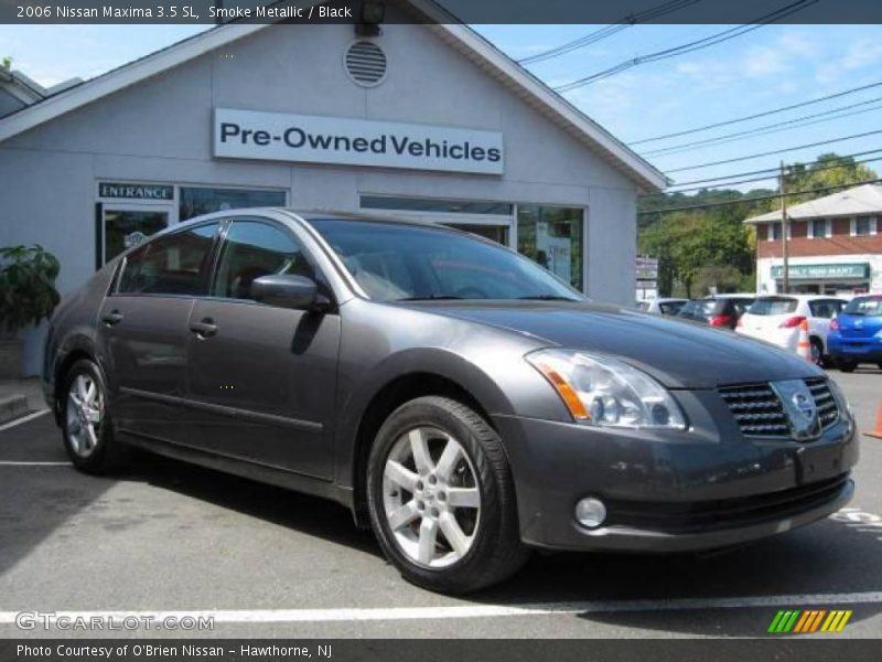 Smoke Metallic / Black 2006 Nissan Maxima 3.5 SL