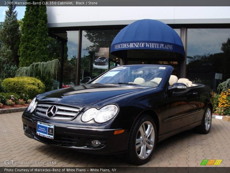 Black / Stone 2006 Mercedes-Benz CLK 350 Cabriolet