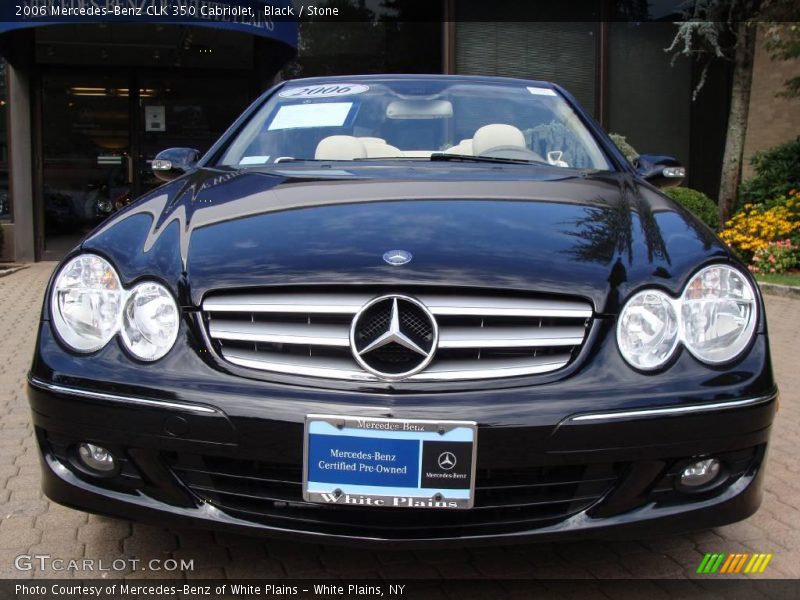 Black / Stone 2006 Mercedes-Benz CLK 350 Cabriolet