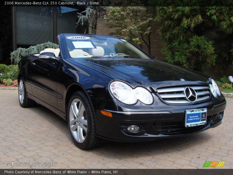 Black / Stone 2006 Mercedes-Benz CLK 350 Cabriolet