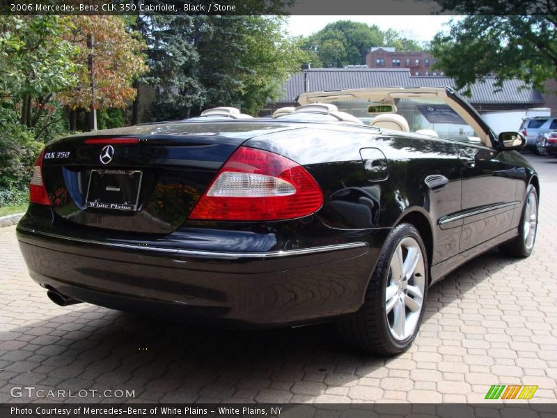 Black / Stone 2006 Mercedes-Benz CLK 350 Cabriolet